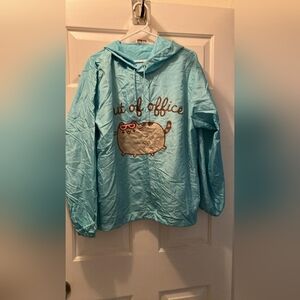 Pusheen Rain Jacket Blue Out Of Office
